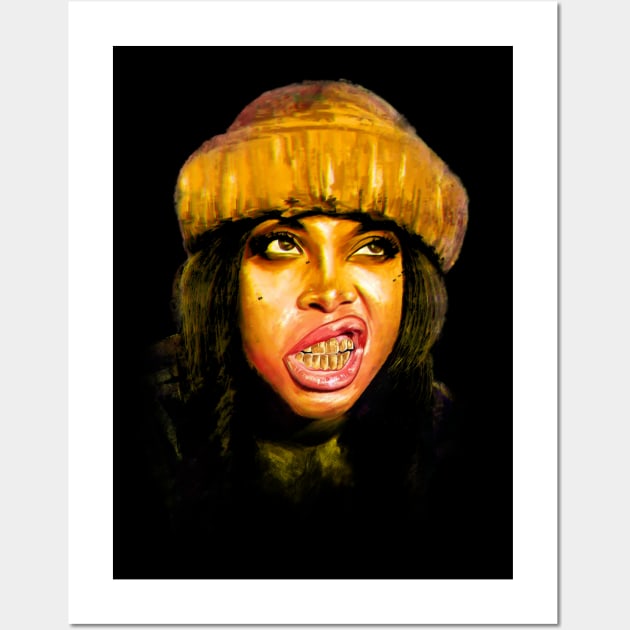 Erykah Badu | Vintage RNB Wall Art by Wkenca Barada